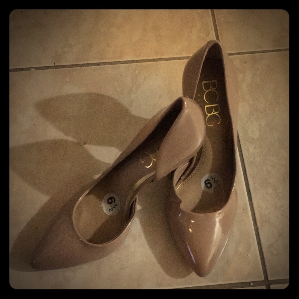 Nude high heels